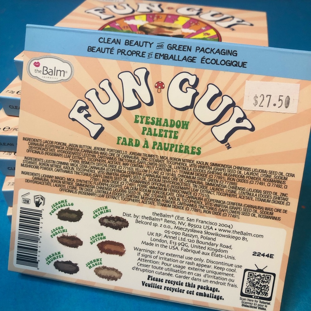 The Balm Fun Guy Shroom Hued Eyeshadow Makeup Palette New - Picture 4 of 8